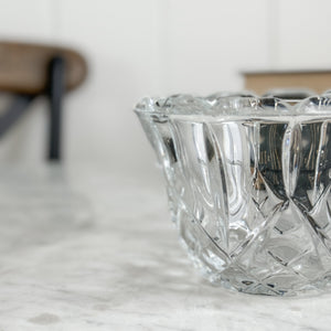 Vintage crystal bowl