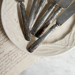 Vintage Set of 6 Silver plate Knives