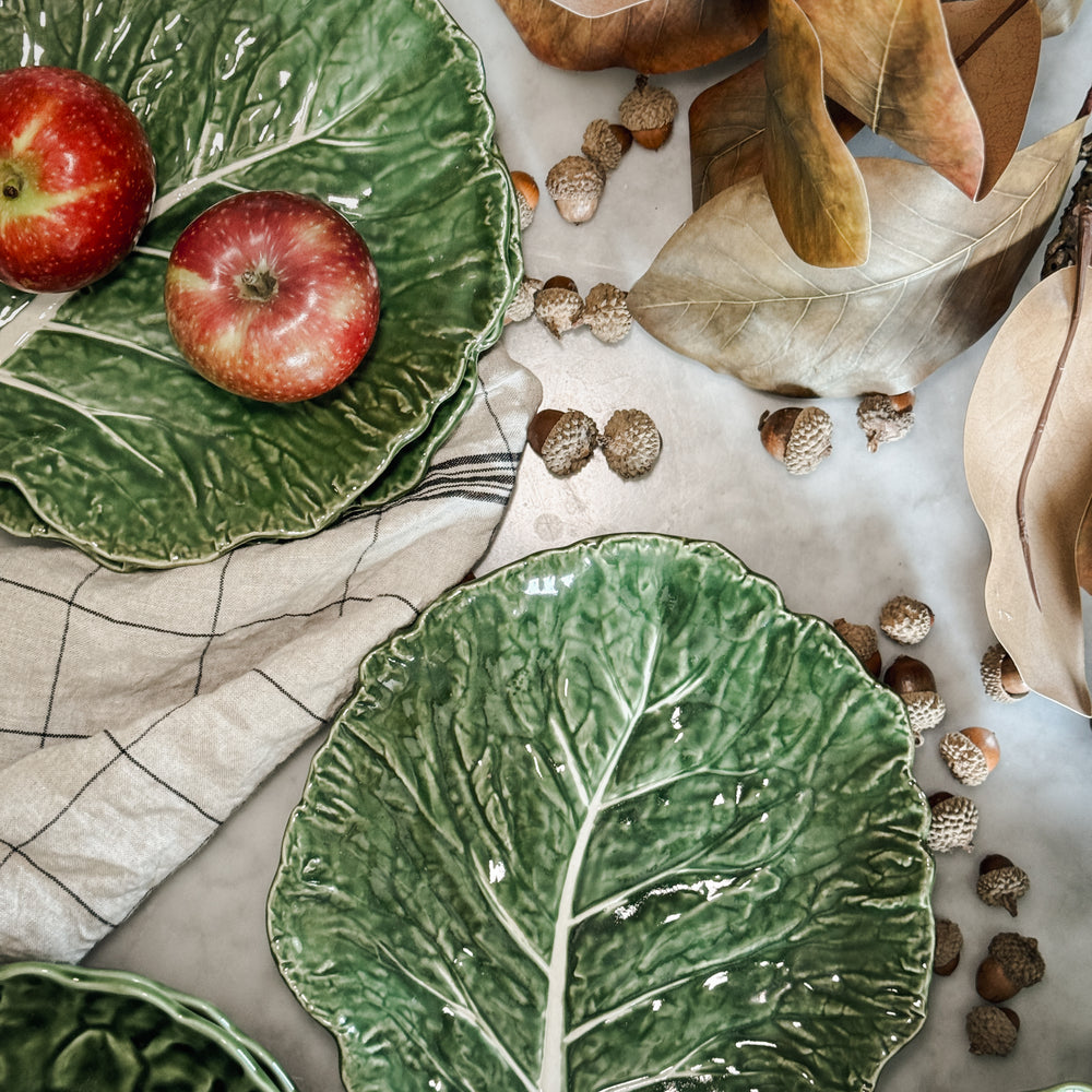 Hand Painted Cabbage Plate.