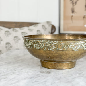 Vintage brass bowl