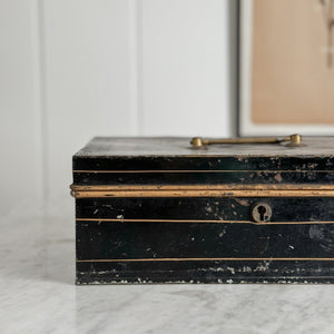 Vintage Metal Deed Box.