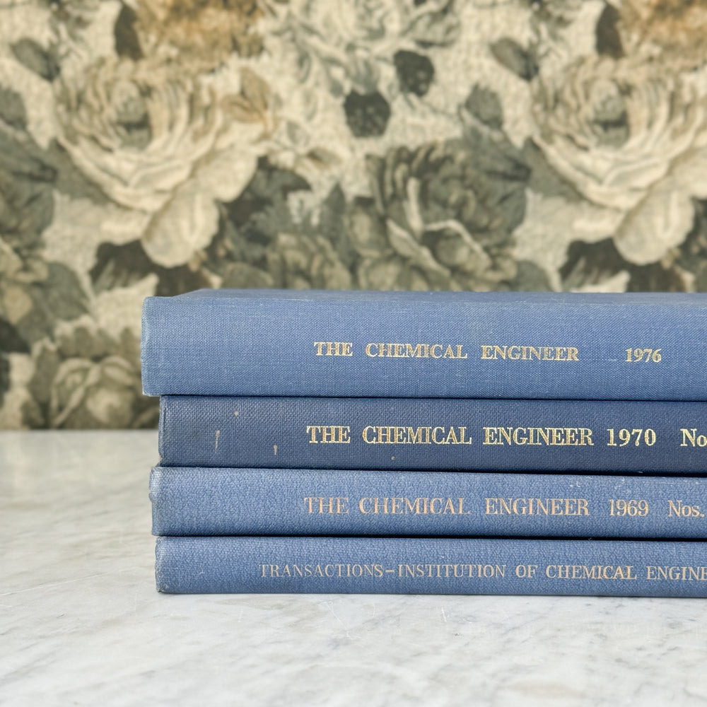 Vintage set of 4 navy engineering books.