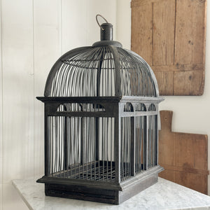 Vintage Wood Bird Cage.