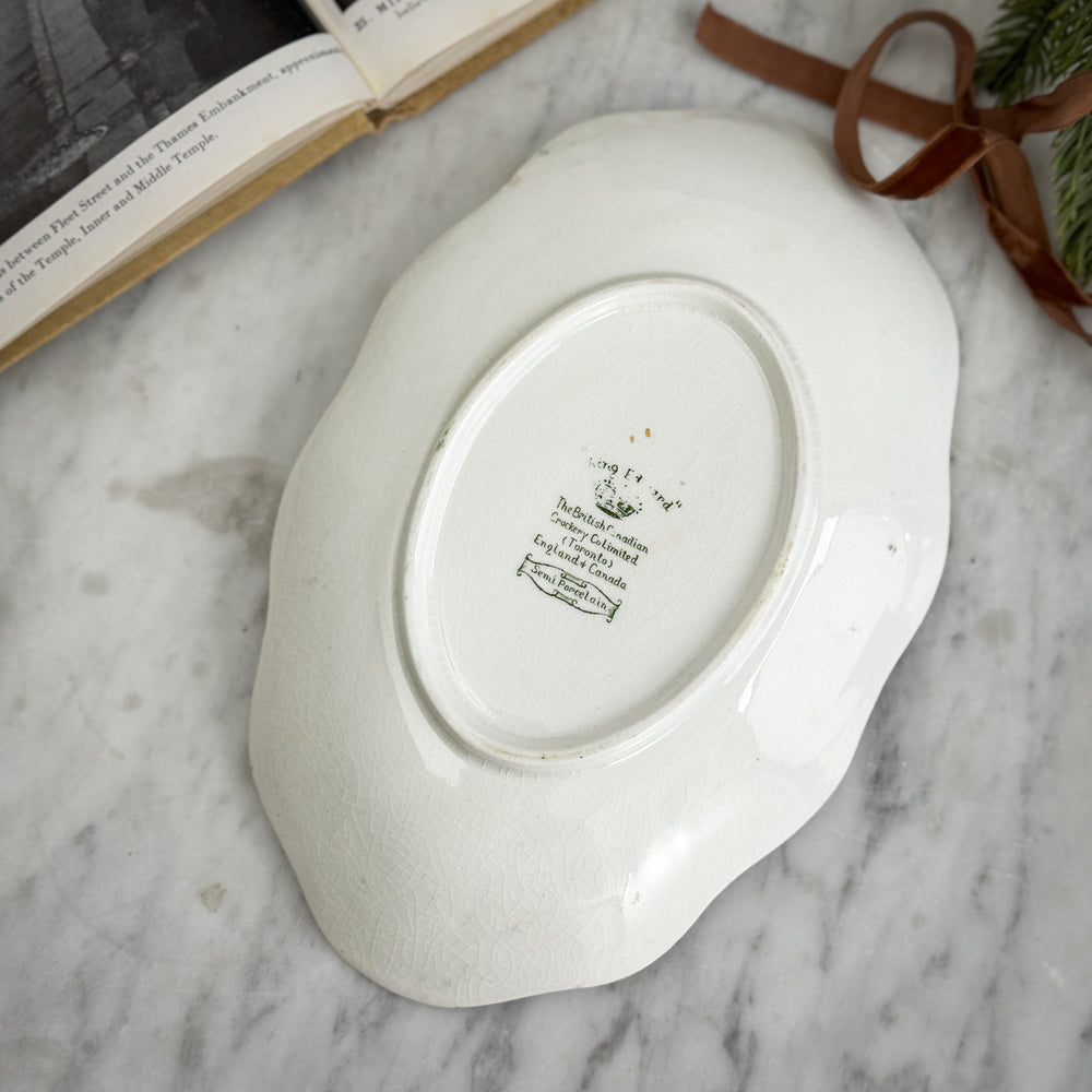 Antique green and white King Edward Toronto.