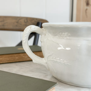 Antique Ironstone Chamber Pot- Wheat I
