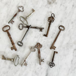 Vintage skeleton keys.