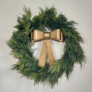 White Cedar Wreath 26".