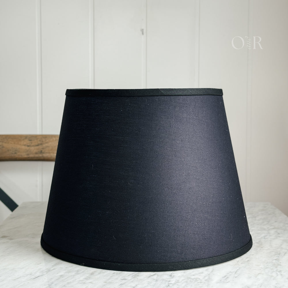 *PREORDER* Black Linen Lamp Shade