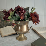 Vintage Brass Urn with Handles.