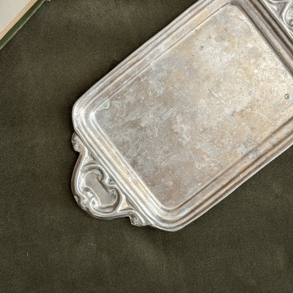 Vintage Small Silver Tray