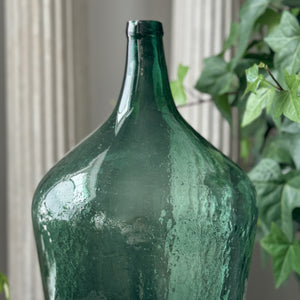 Vintage Large Green Demijohn.