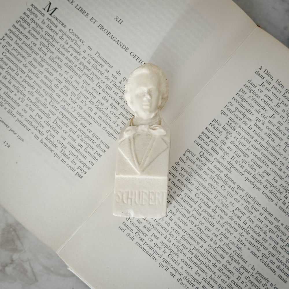 Vintage Cream Bust- Schubert