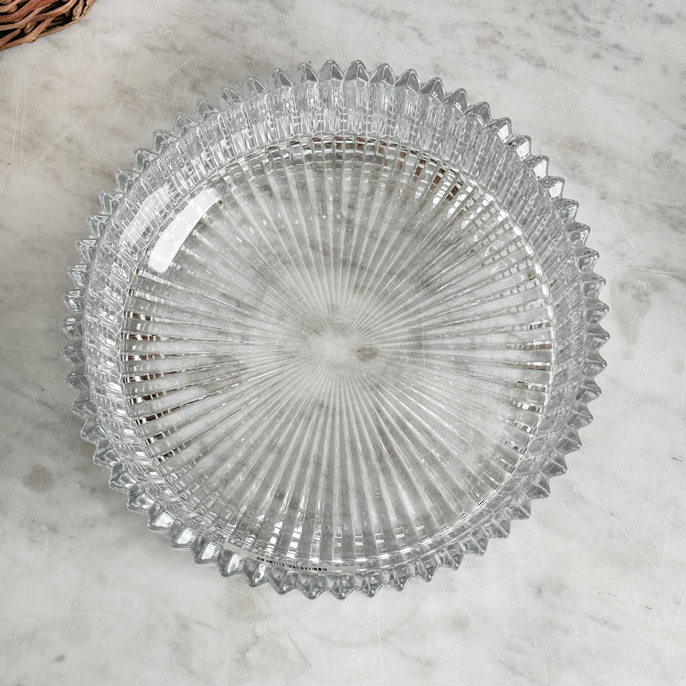 Vintage Mikasa crystal bowl
