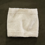 Ivory Knit Neck Warmers.