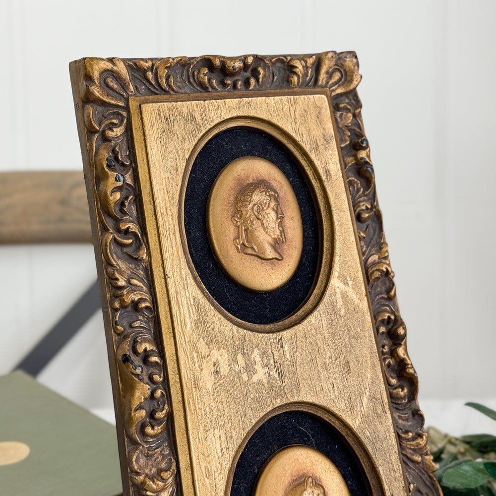 Vintage Syroco Cameo.