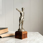 Vintage male guard statue.