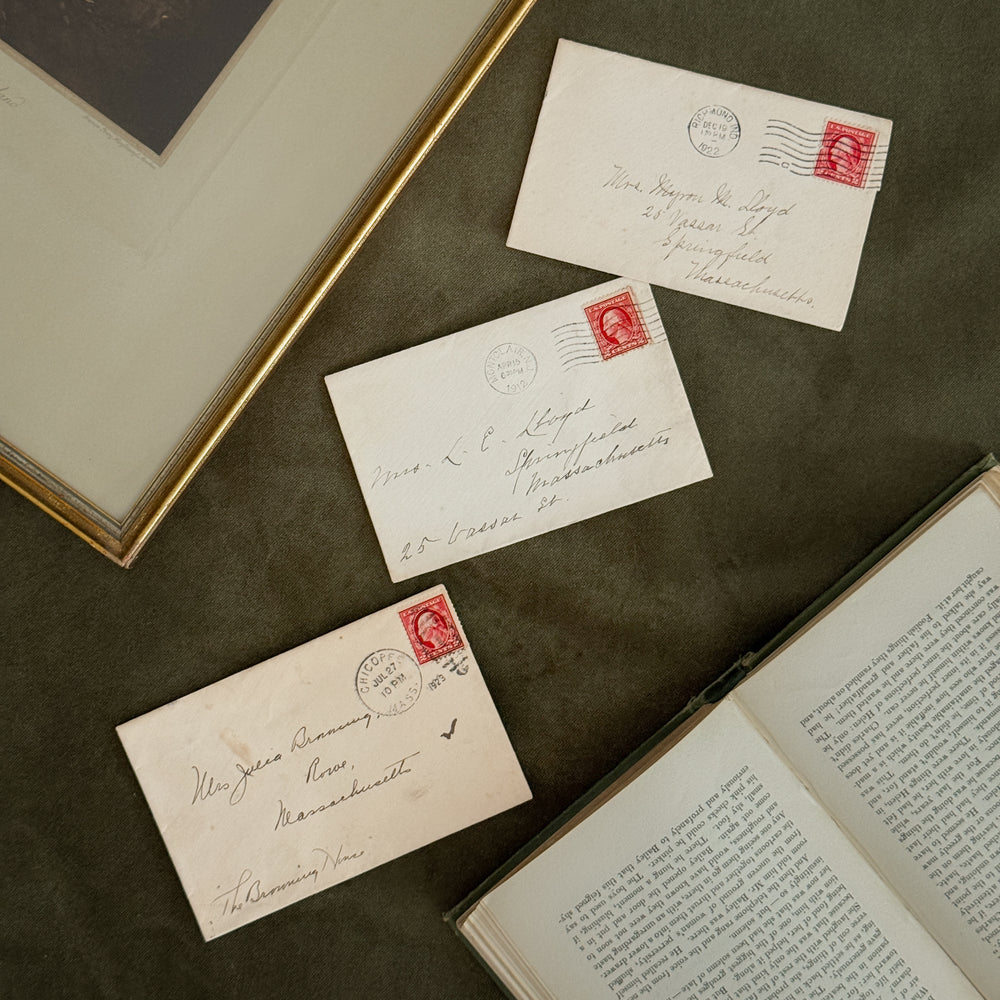 Antique Ephemera Envelopes S/3