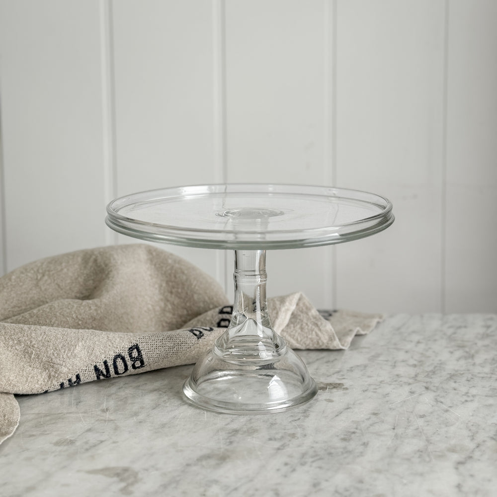 Vintage Glass Cake Stand.