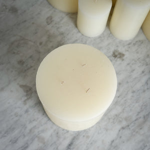 Ivory Pillar Candles - Multiple Sizes