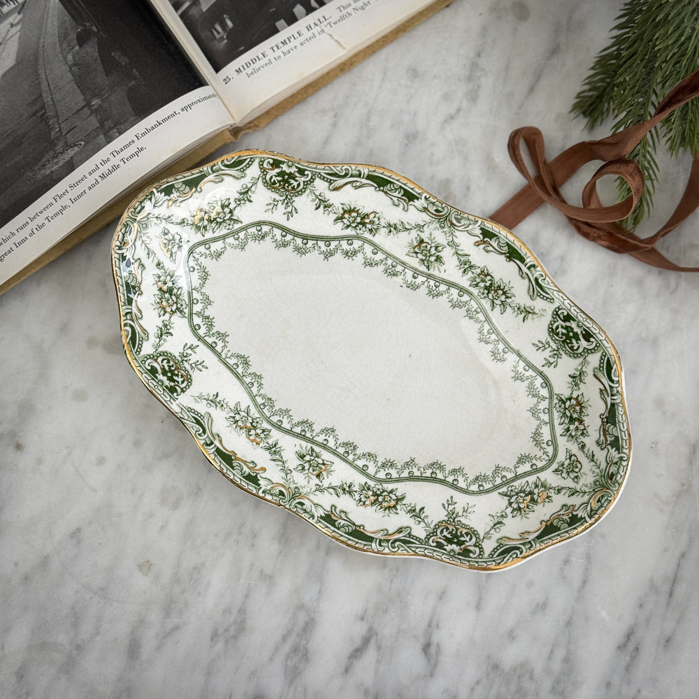 Antique green and white King Edward Toronto.