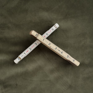 Vintage Wood Measuring Ruler.