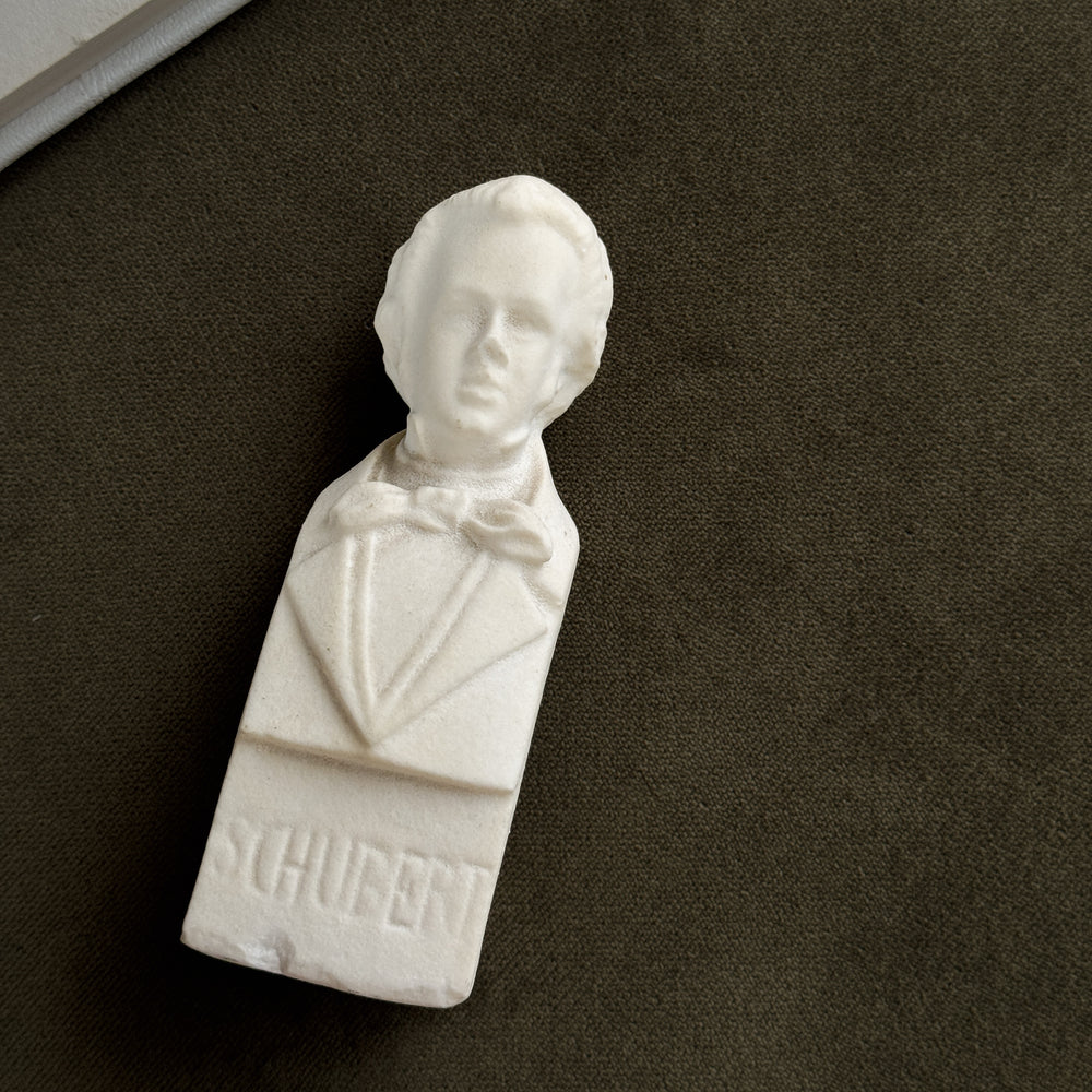 Vintage Cream Bust- Schubert