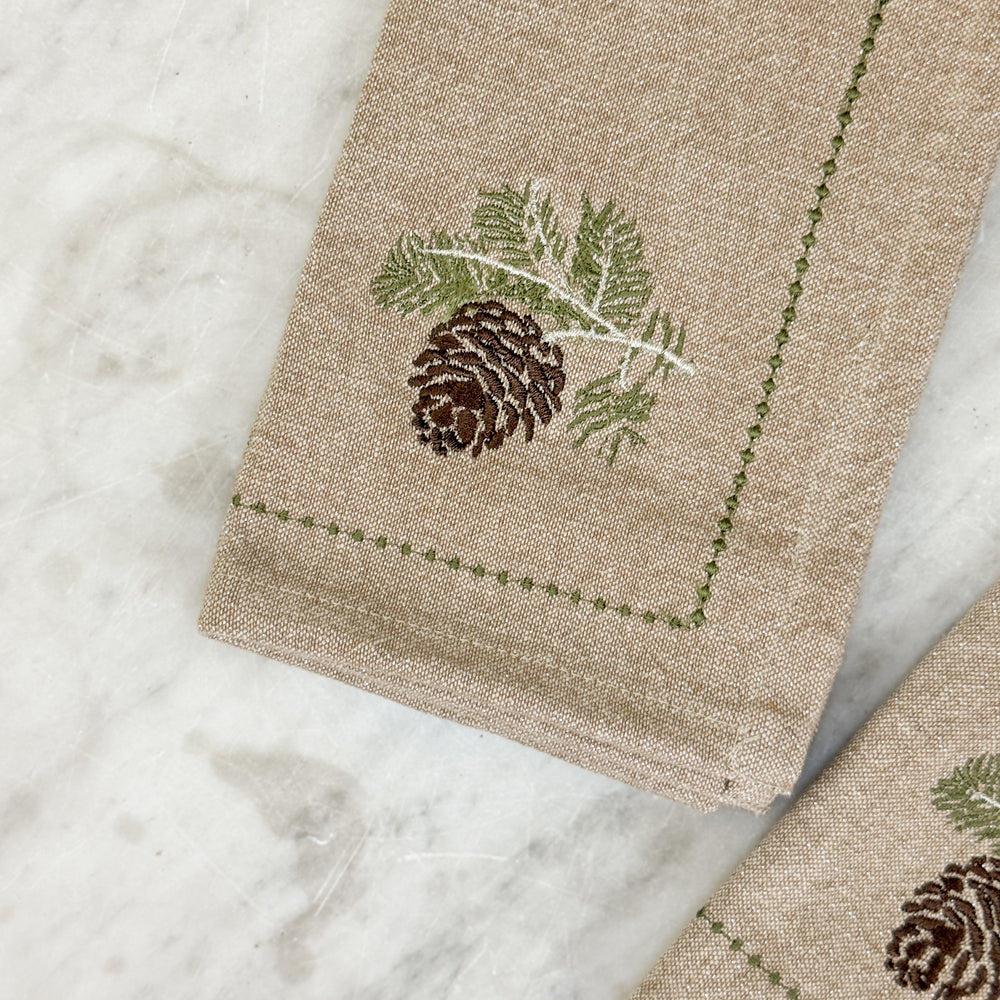 Cotton Holiday napkins, set of 4