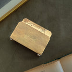 Vintage brass letter holder