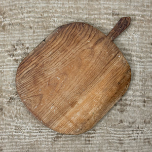 Vintage Hungarian Bread Board Rounded.