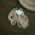 Antiqued Silver Ball 9ft Garland.
