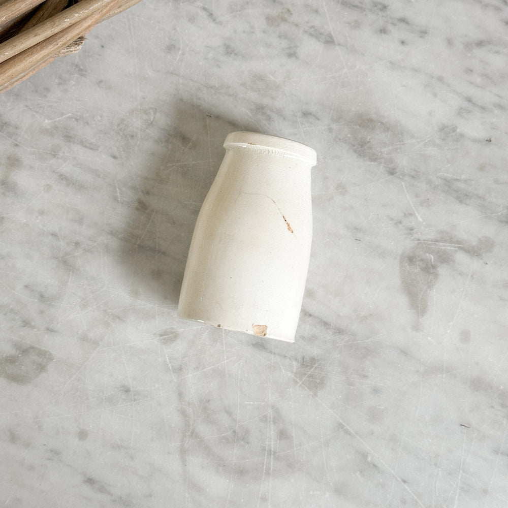 Vintage Stoneware Creme Fresh Crock