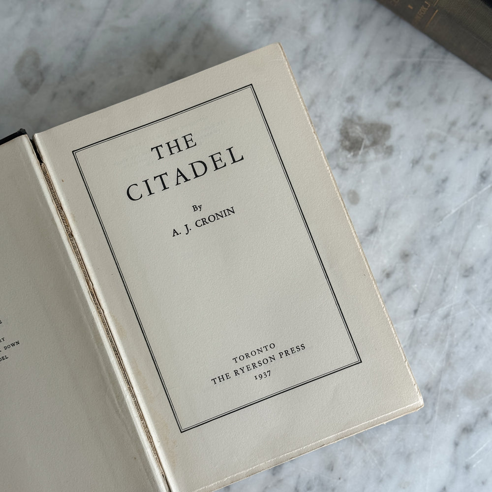 Vintage The Citadel black book.