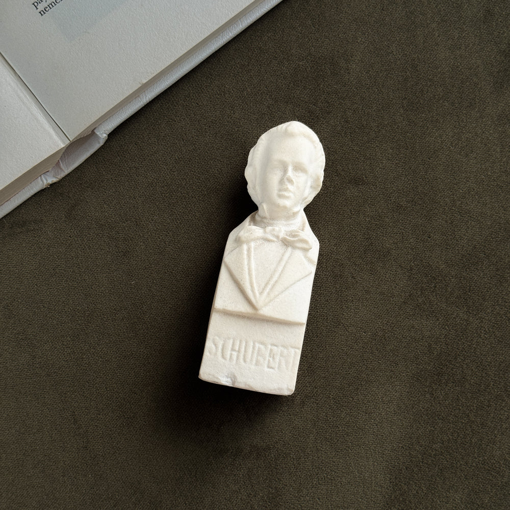 Vintage Cream Bust- Schubert