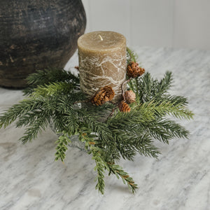 White Spruce Candle Ring