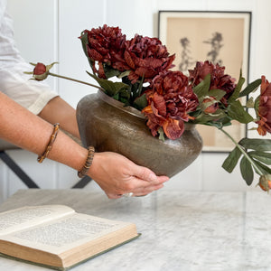 Vintage Brass Pot.