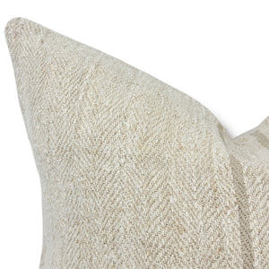 Tilly Grey 20" Grainsack Pillow Cover