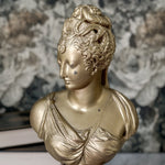 Vintage Golden Lady Statue