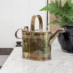 Vintage Brass English Hot Water Can