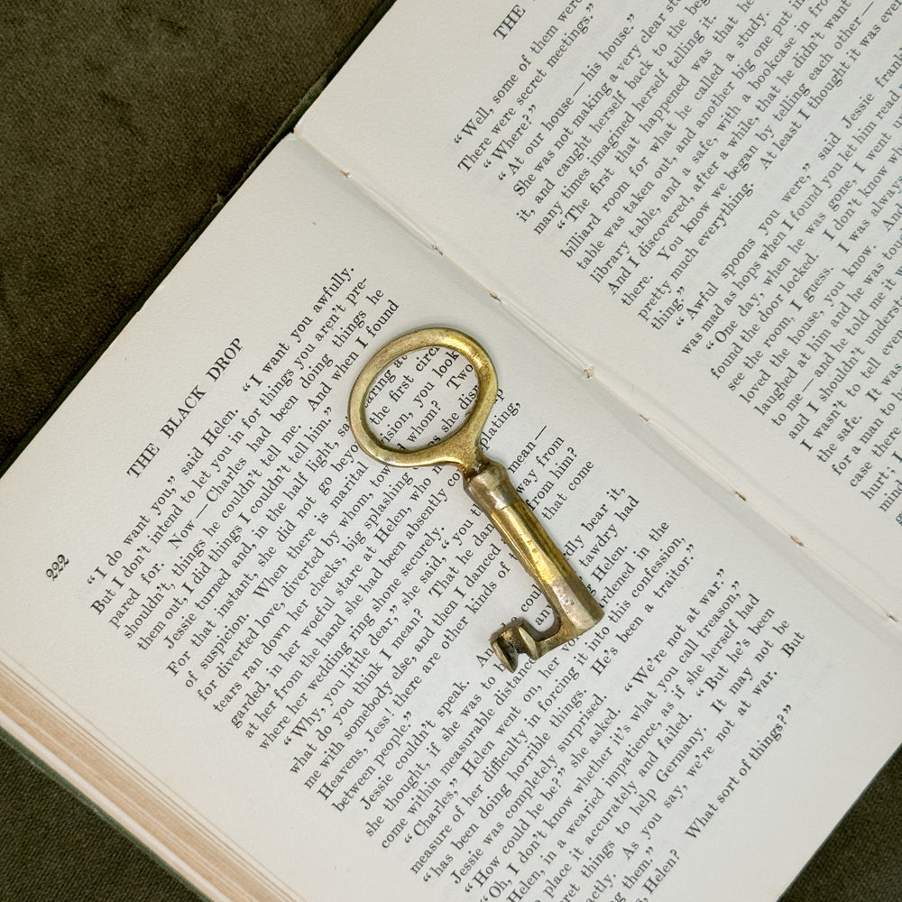 Vintage Brass Skeleton Keys