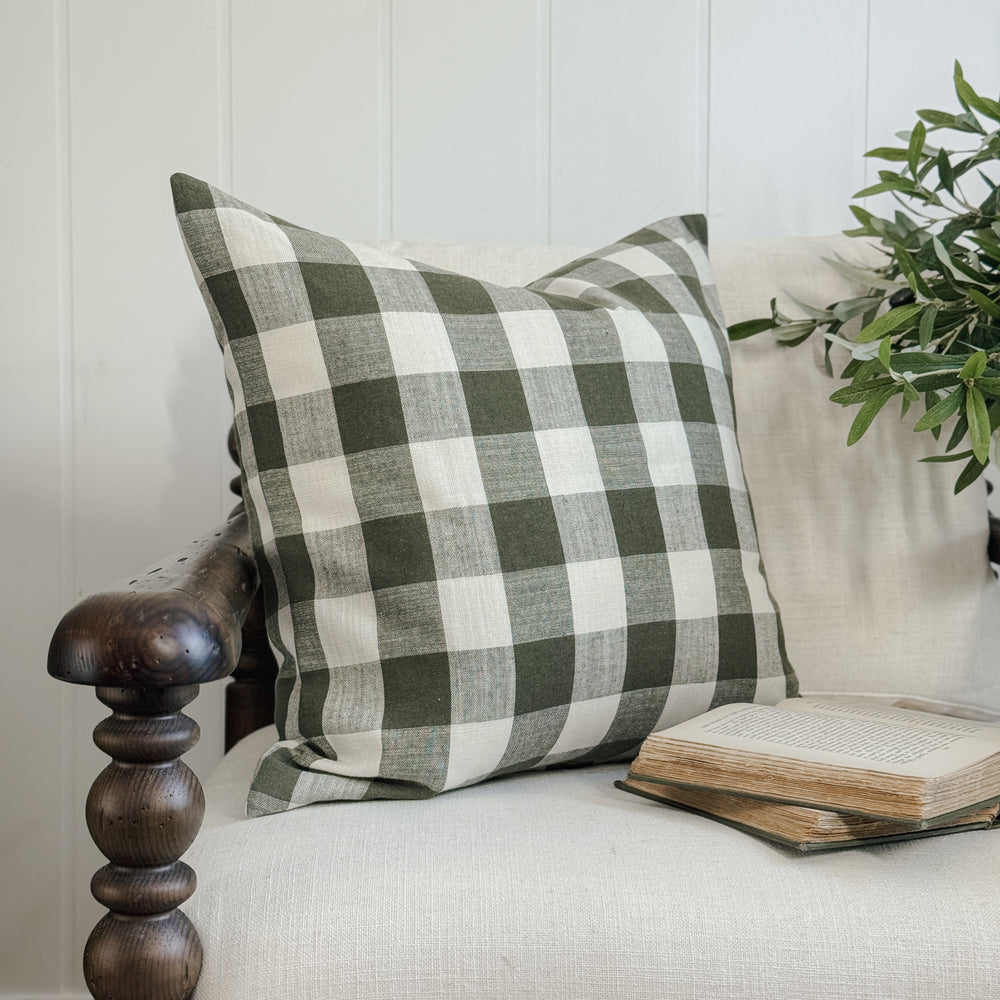 Webster Gingham Pillow Cover - Multiple sizes