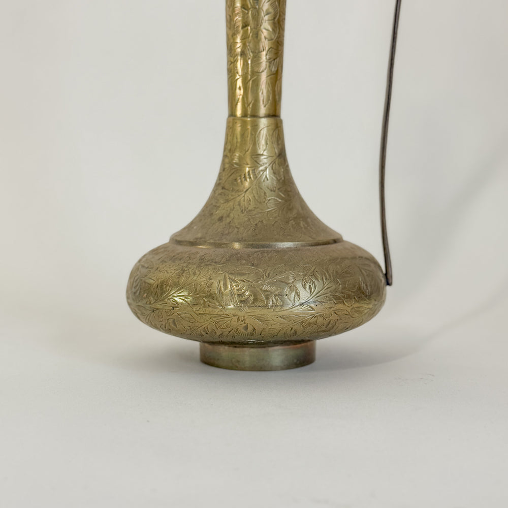 Vintage Brass Embossed Pitcher