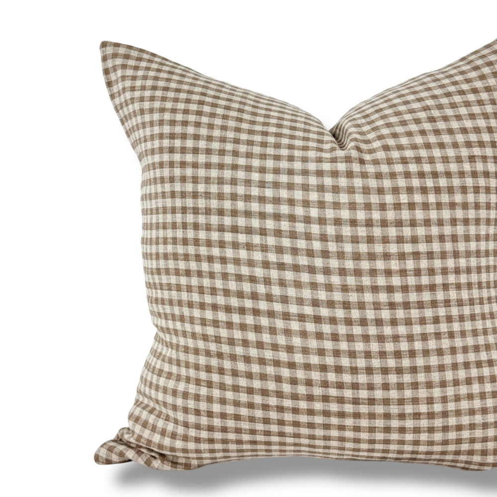 Braxton Gingham Pillow Cover- Multiple Sizes.