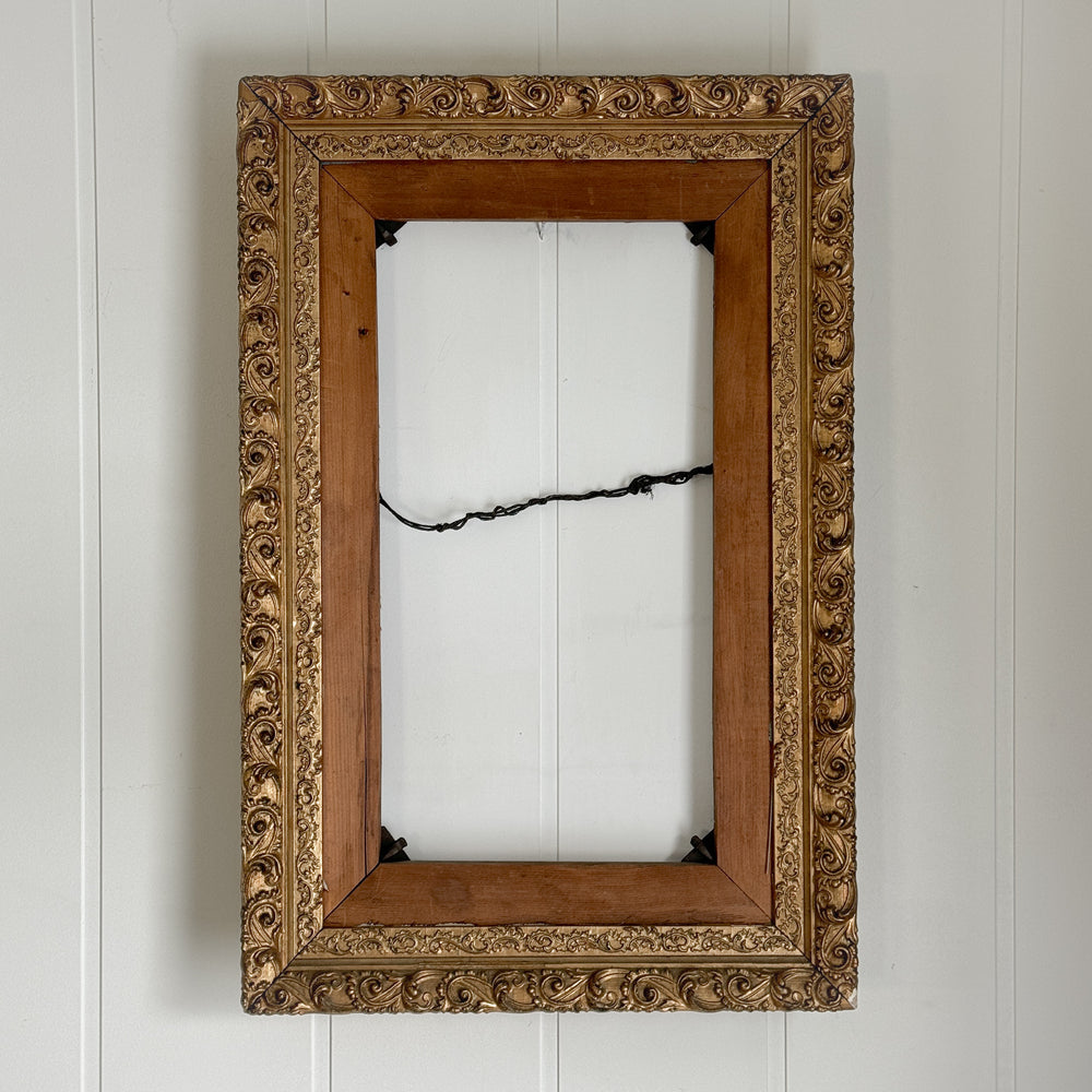 Vintage Gold Wooden Frame.