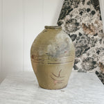 Vintage Green Pottery Vase