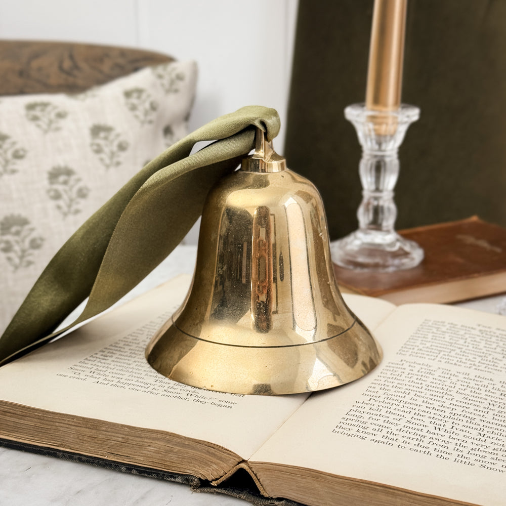 Vintage large brass bell.