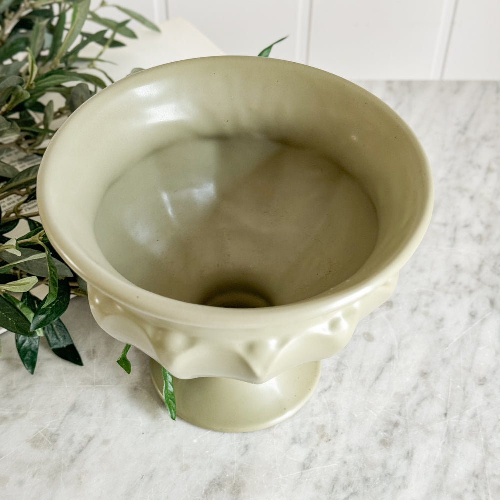 Vintage Haeger green urn planter