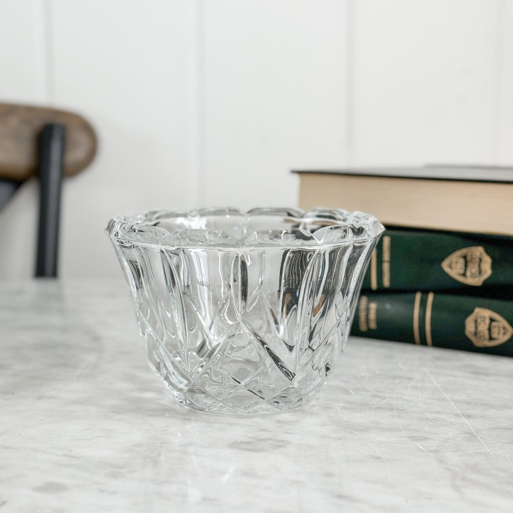 Vintage crystal bowl