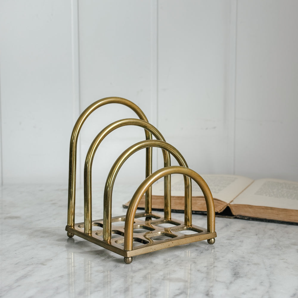 Vintage brass mail separator.
