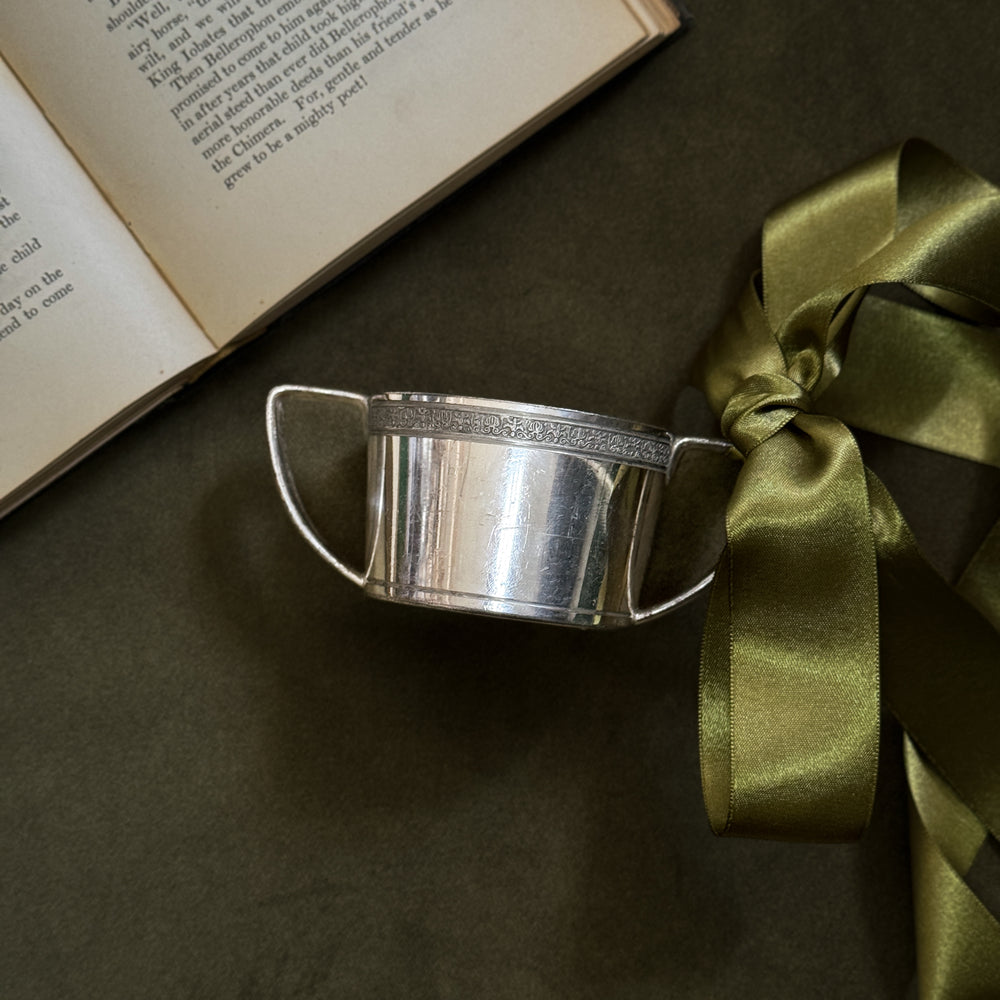 Vintage Silverplate Sugar Ornament.