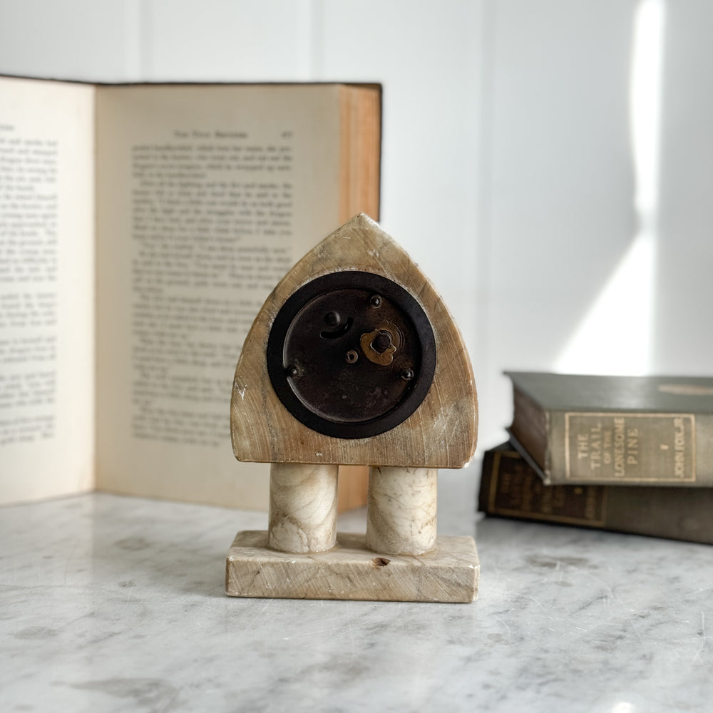 Vintage marble clock.